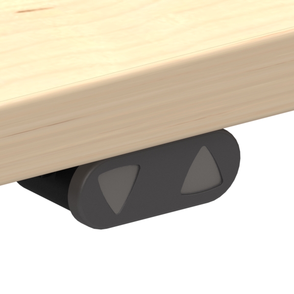Electric Adjustable Desk | 120x60 cm | Maple with black frame