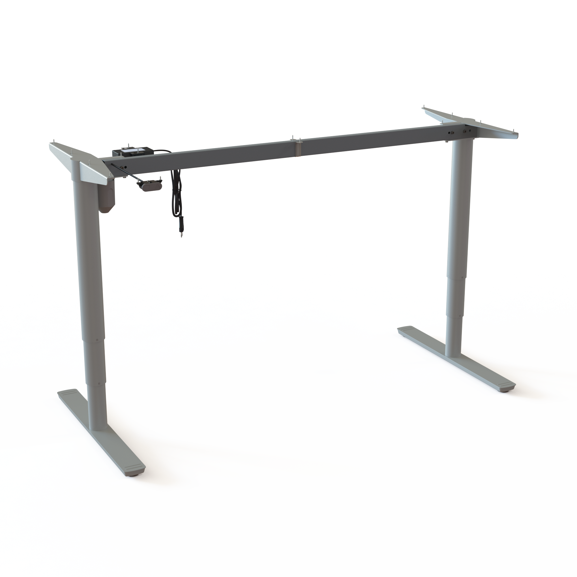 Electric Desk Frame | Width 142 cm | Silver