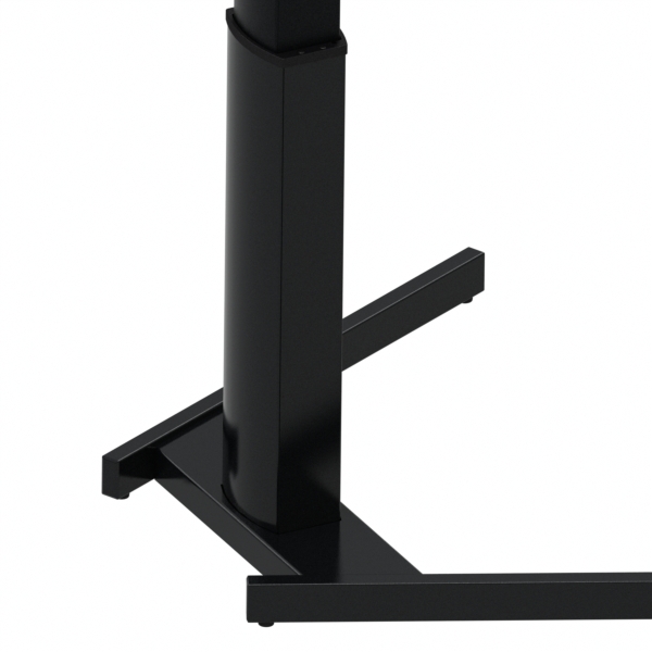 Electric Adjustable Desk | 117x90 cm | Maple with black frame