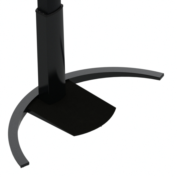 Electric Adjustable Desk | 120x60 cm | Walnut with black frame