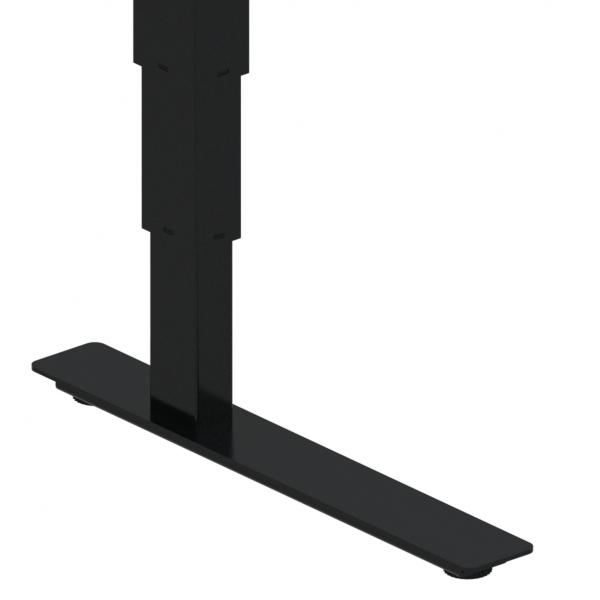 Electric Adjustable Desk | 150x60 cm | Walnut with black frame