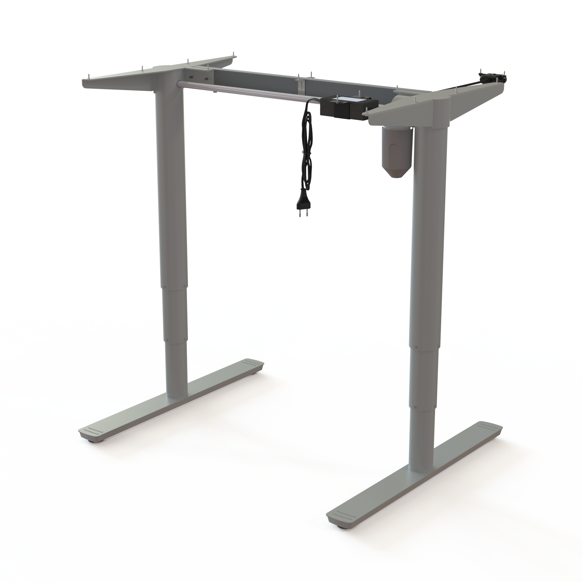 Electric Desk Frame | Width 082 cm | Silver